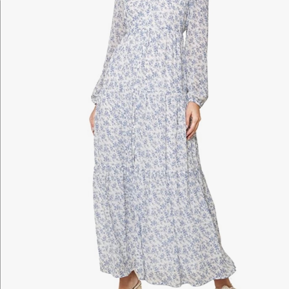 Sugar Lips Women’s Tink Floral Button Up Maxi